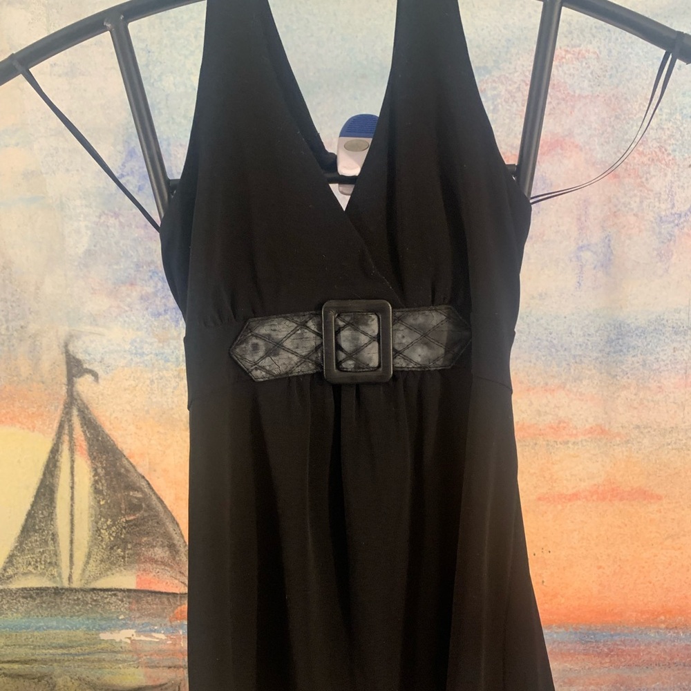 New black Guess halter top with a buckle design in front,tags on.